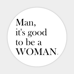 Proud Woman Feminism Power Present Cute Present Strong Magnet